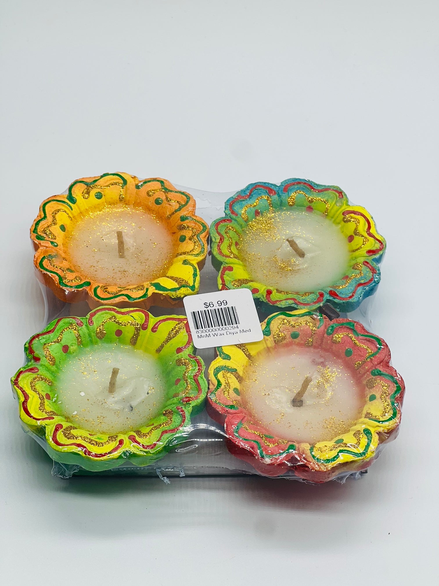 Diwali Special Designer Wax Diya Pack